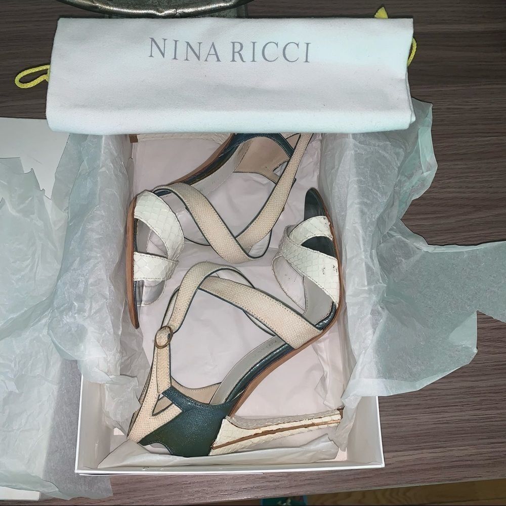 Nina Ricci Python heels sandals - Picture 12 of 16